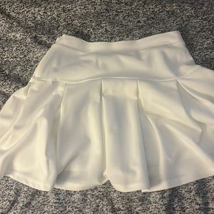 White skirt